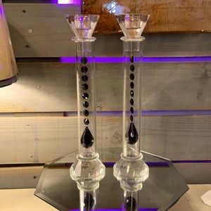 Shannon Irish crystal candlesticks
